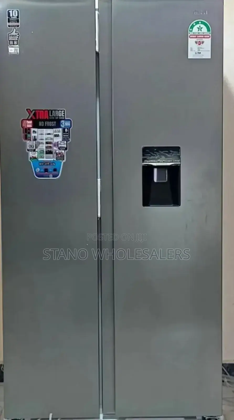 Mika 595litres Side by Side Fridge