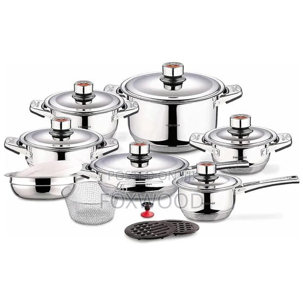 19pc Zurich Stainless Steel Sufuria