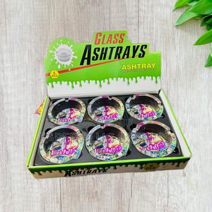 Alien Puff Round Glass Ashtray 90mm - thumbnail 2