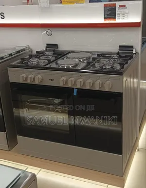 Von Cooker 4 Gas + 2 Rapid Hotplate Turbo Oven Fan + Gas Compartment