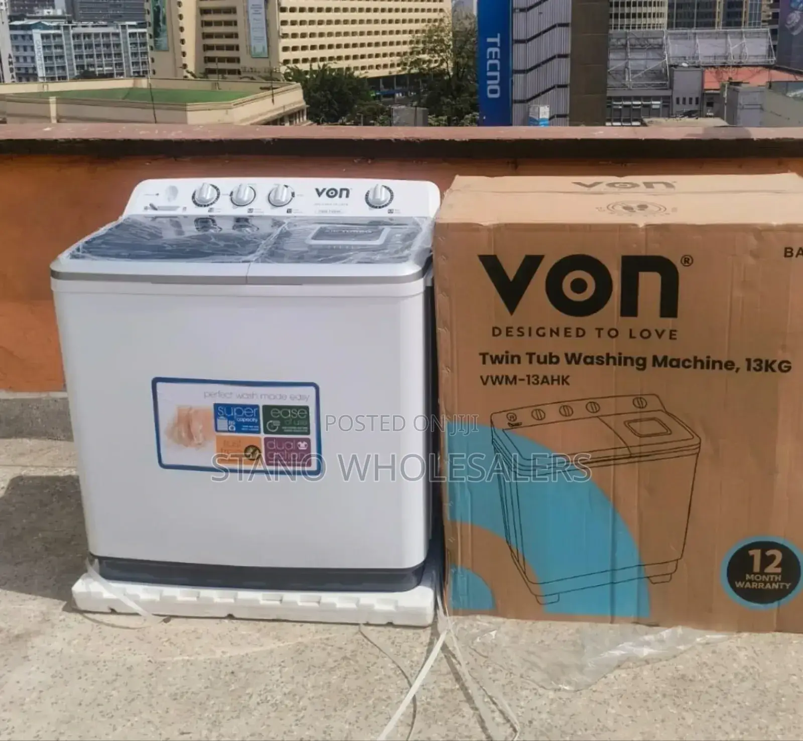 Von Washing Machine 13kg