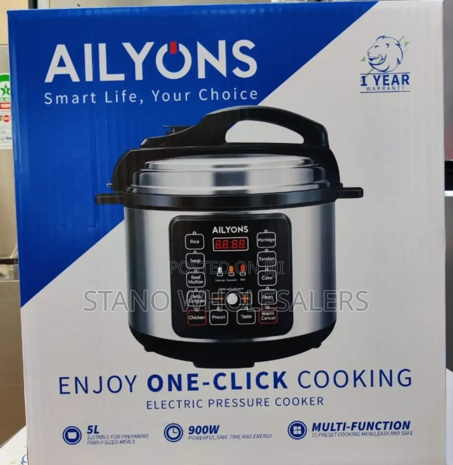 Ailoyns Pressure Cooker