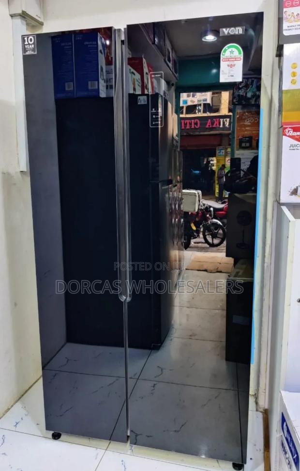 Von 450litres Side by Side Fridge - main view