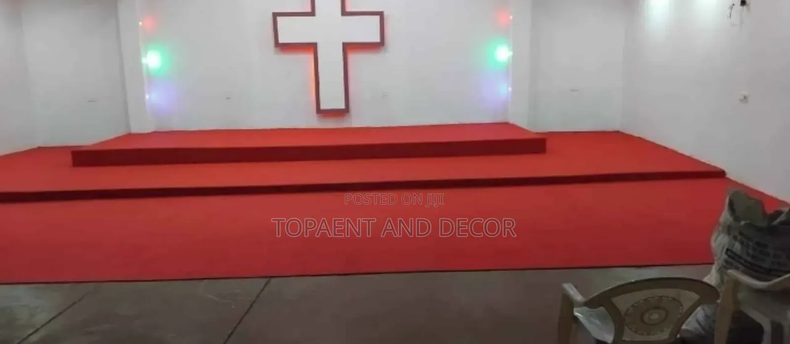 Customised Pulpit Floor Wall to Wall Carpet