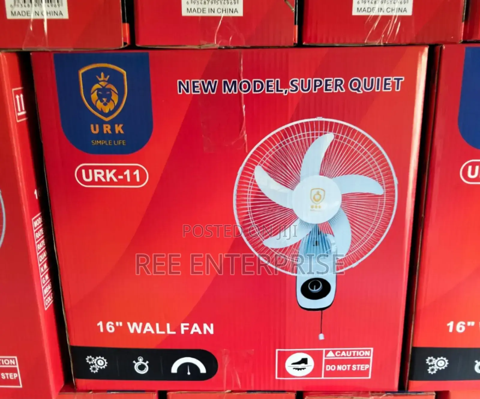 New Model Super Quiet Urk 16 Inches Standing Wall Fan