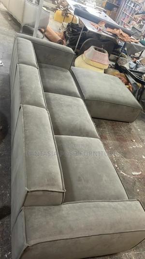 Grey L-shaped Sectional Sofa - thumbnail 2