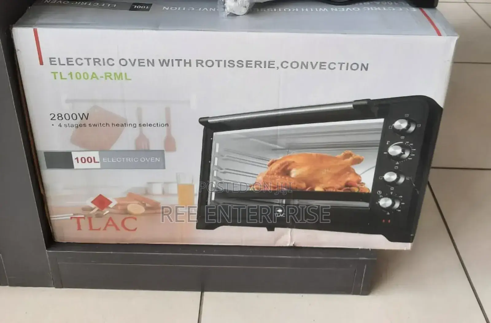 2800watts 100 Litres Tlac Electric Oven With Rotisserie Convection