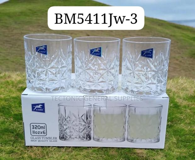 6pc Whiskey Glasses Set 320ml - main view
