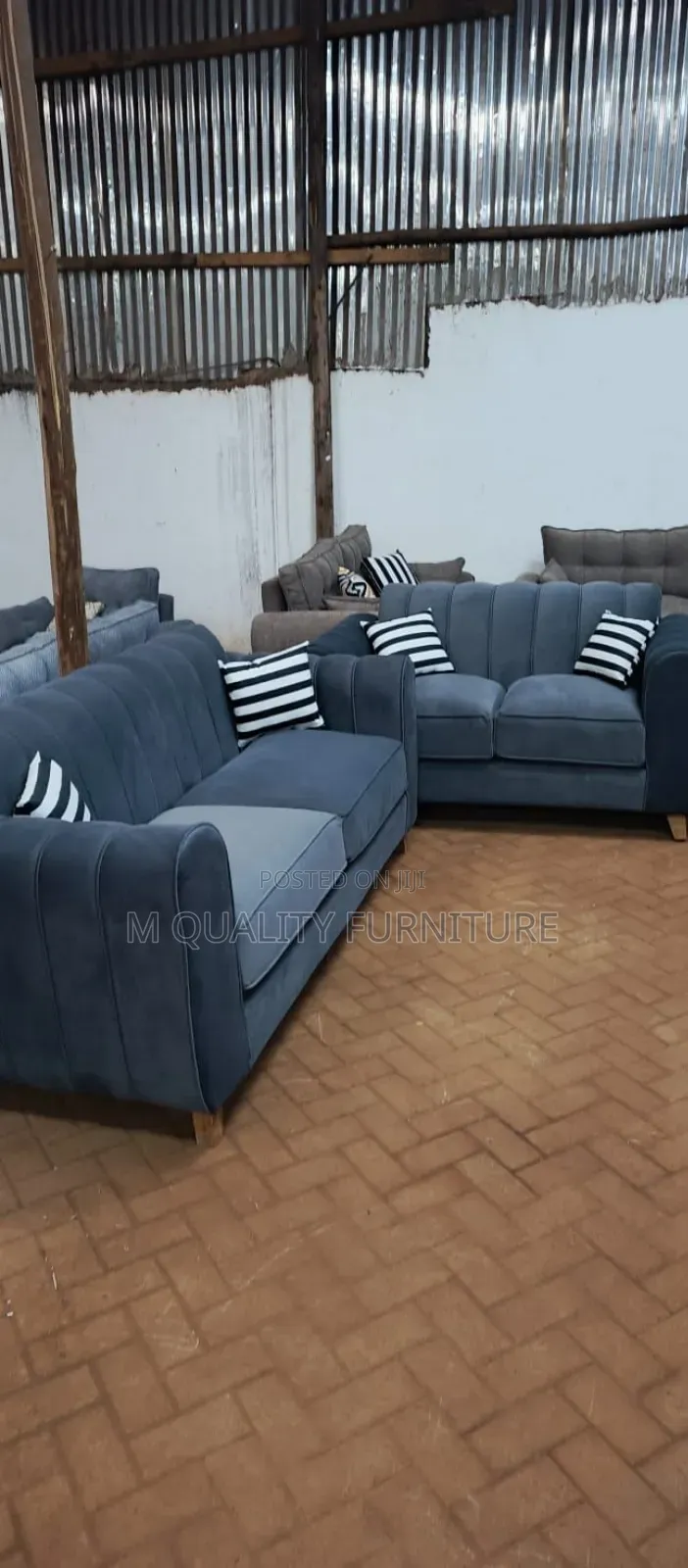5 Seater Blue Luxurious Design Sofas Perfect for Modern Homes