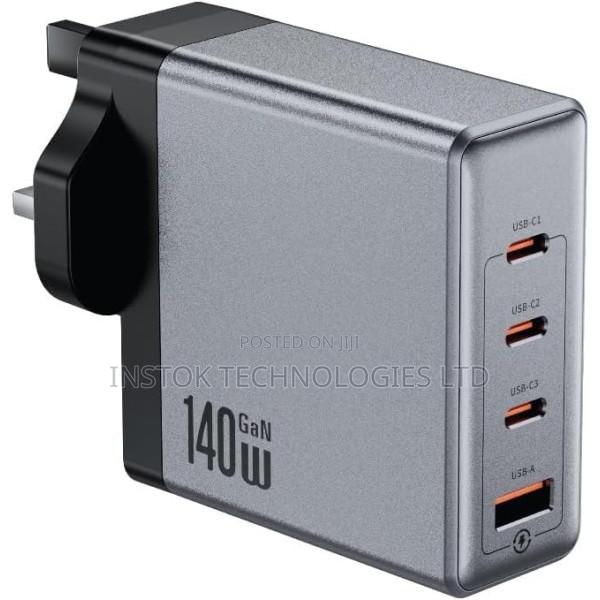 Green Lion Gan Premium Uk Plug Wall Charger 140w