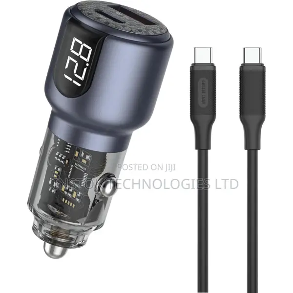 Green Lion 75w Dual Port Car Charger With Cable
