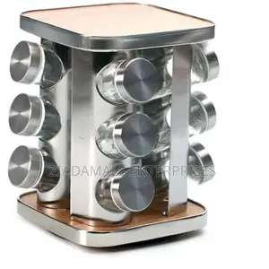Global Flavors Spice Rack Rotating Rack