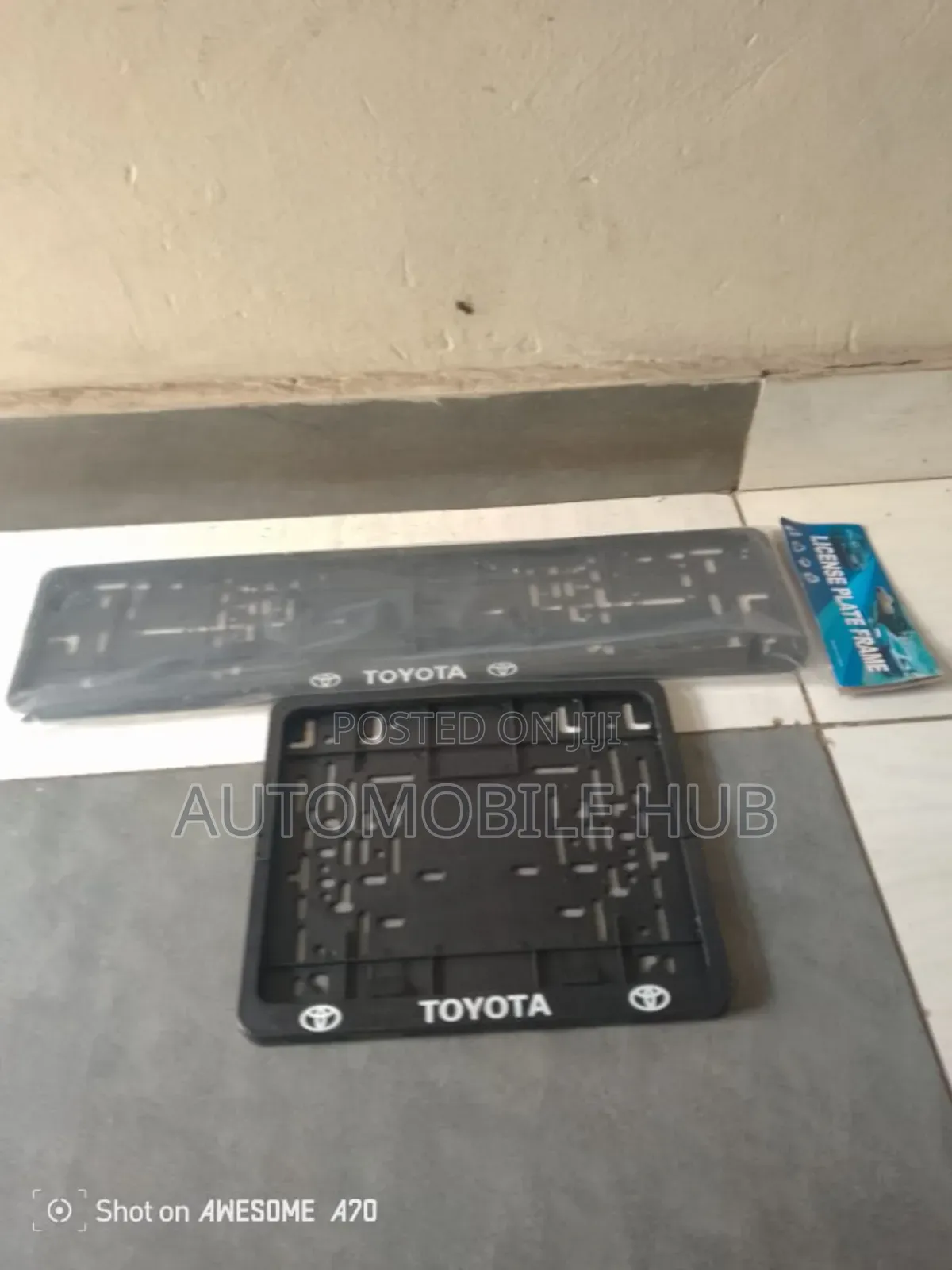 Toyota Number Plate Holders for New Generation Plates