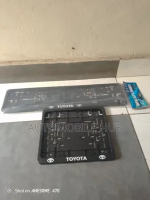Toyota Number Plate Holders for New Generation Plates