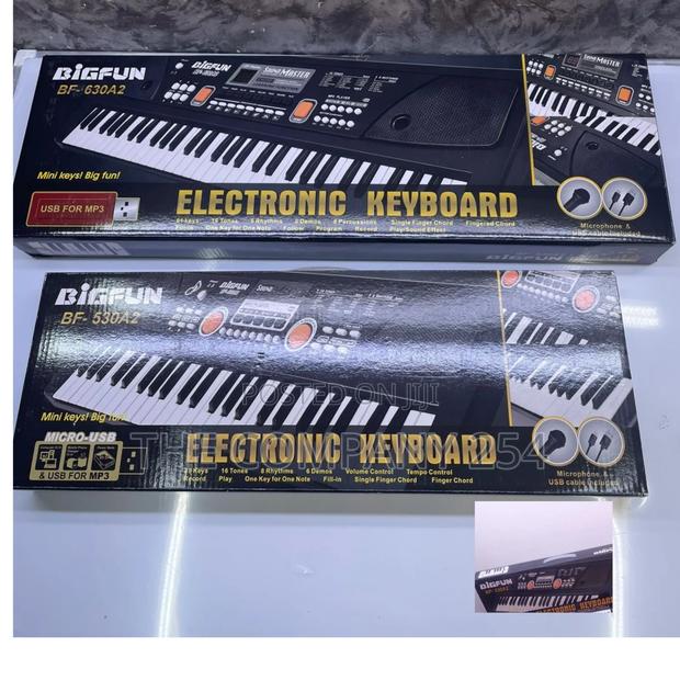 61 ,49keys Electric Piano With Microphone And Charging Cable - thumbnail 3