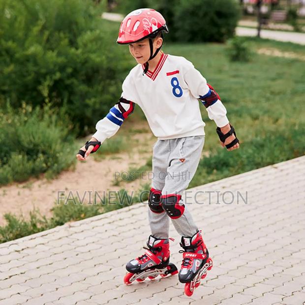 Adjustable Inline Skates Set With Helmet Protective Guards - thumbnail 6