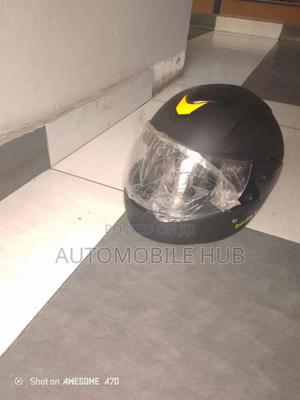 Black Riding Helmet With Reflector - main view