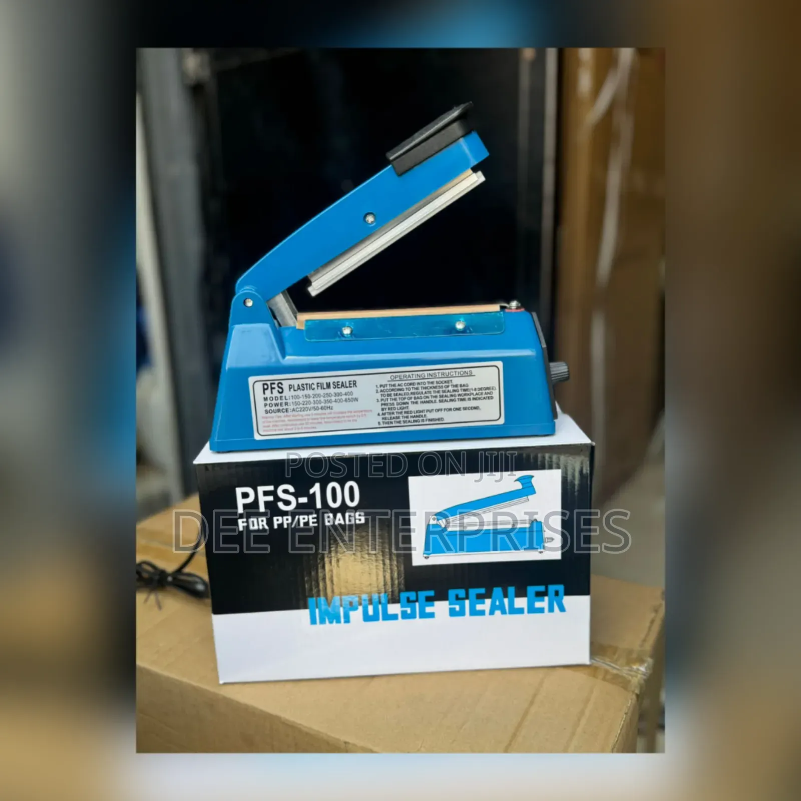 100mm Electric Plastic Impulse Sealer