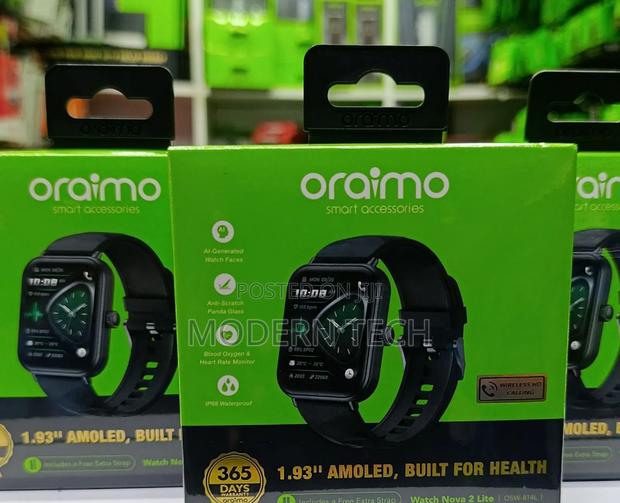 Oraimo Watch Nova 2 Lite 1.93 Amoled Small Display Smartwatch - main view
