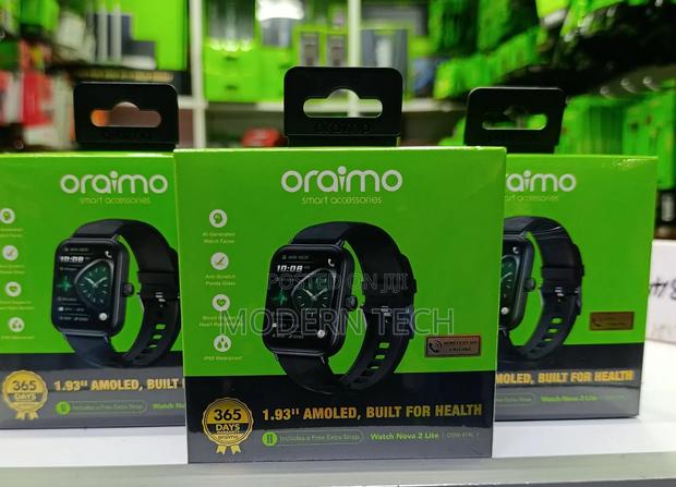 Oraimo Watch Nova 2 Lite 1.93 Amoled Display Smartwatch - thumbnail 2