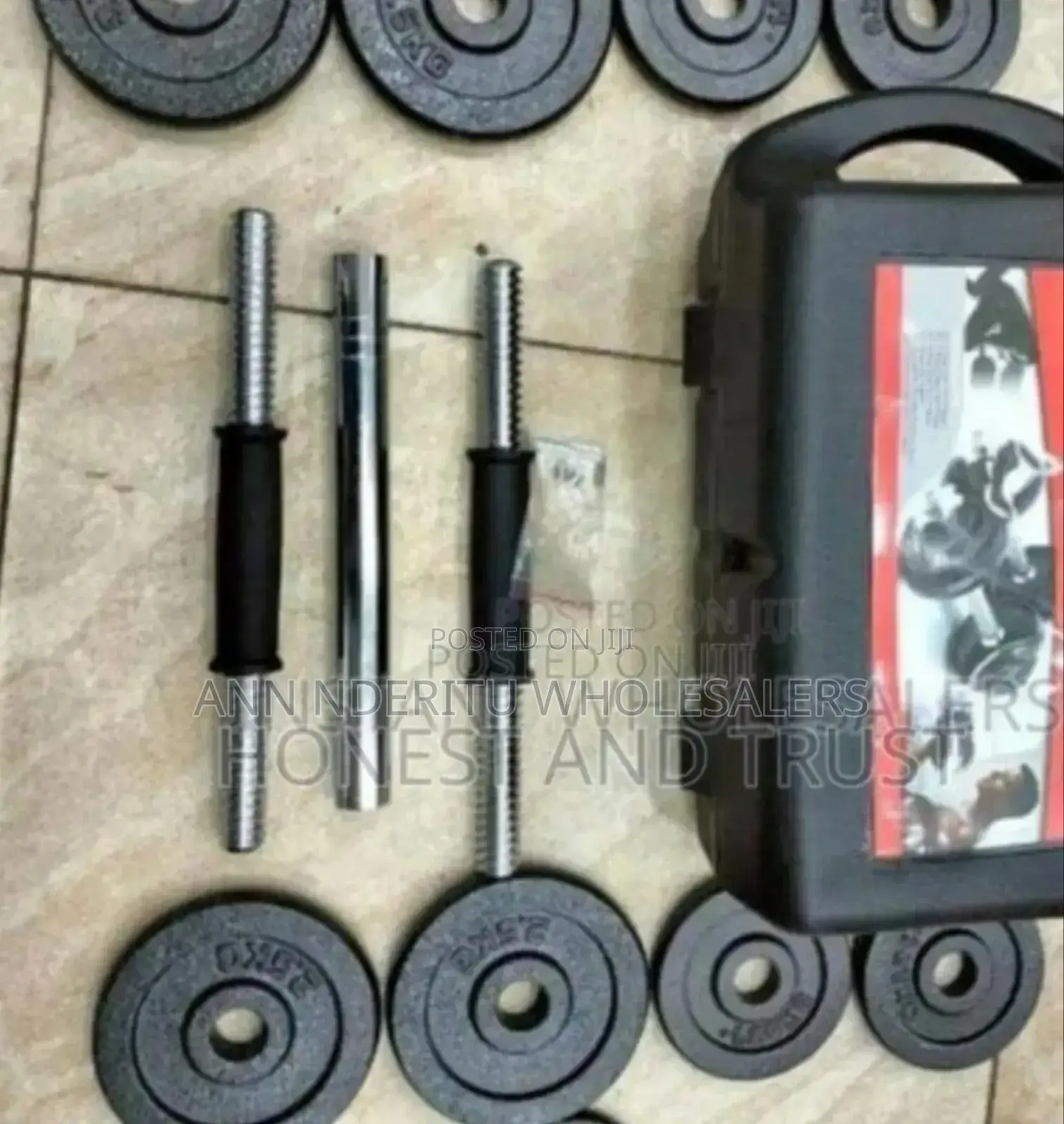 20 KGS Chrome Dumbells