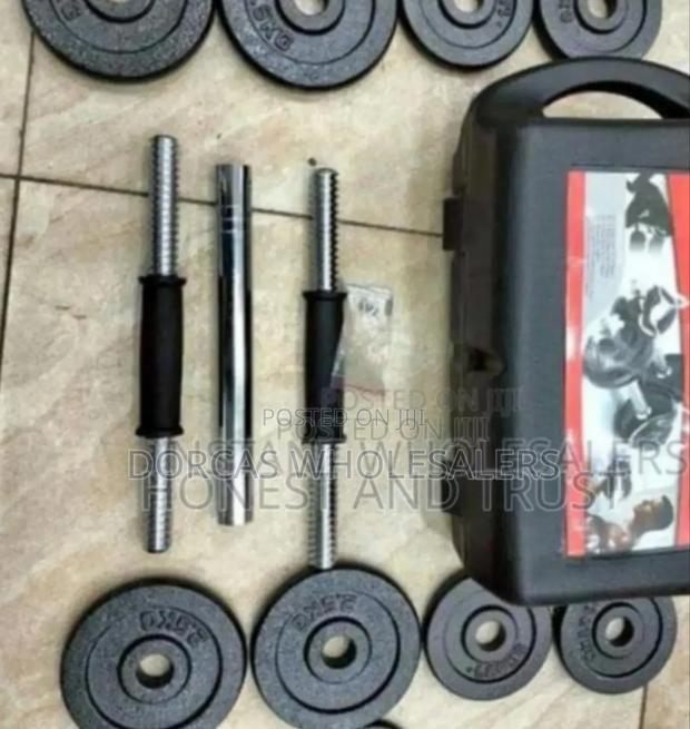 20 KGS Chrome Dumbells - main view