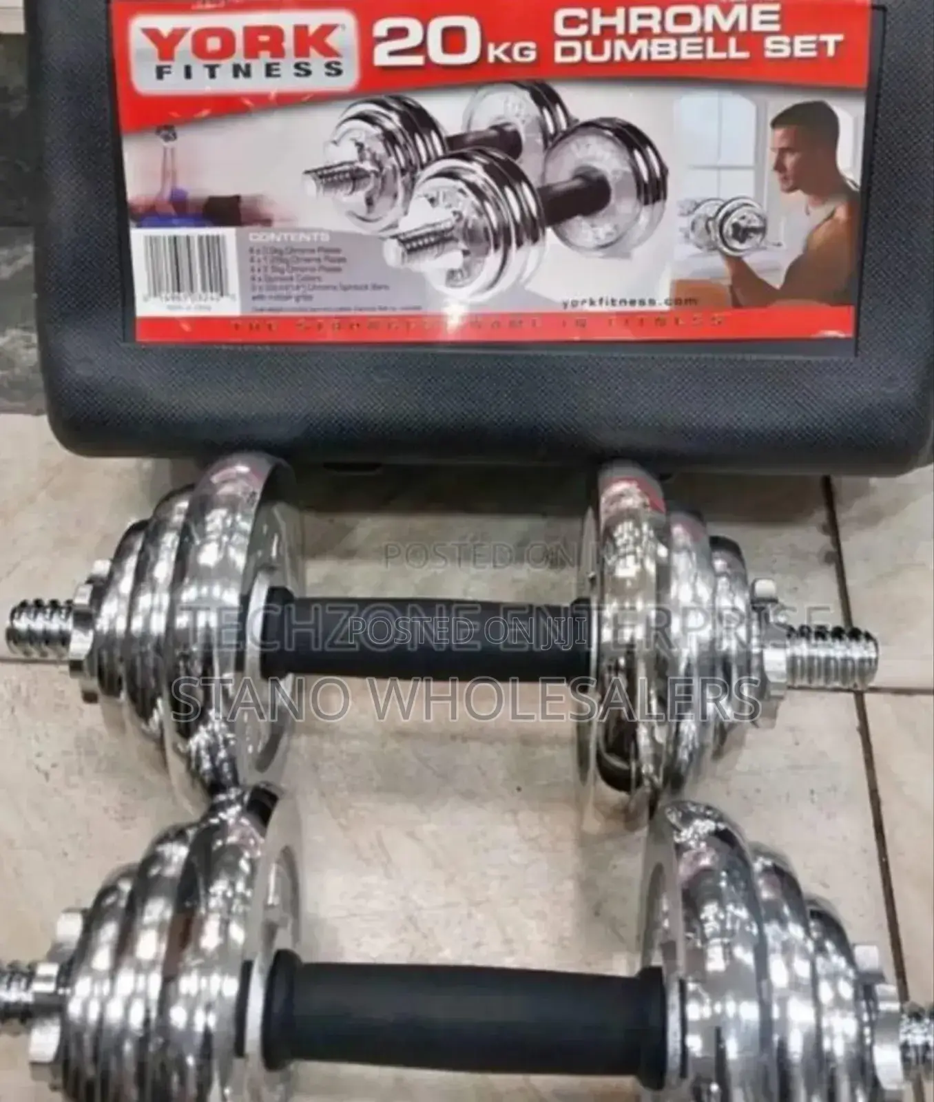 Chrome Dumbells 20kgs