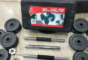 30 KGS Chrome Dumbells With Case
