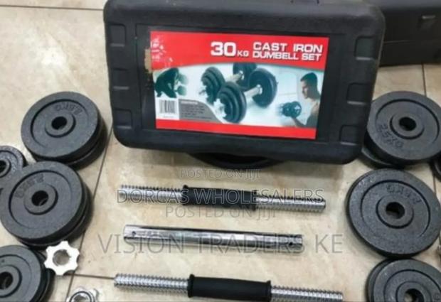 30 KGS Chrome Dumbells With Case