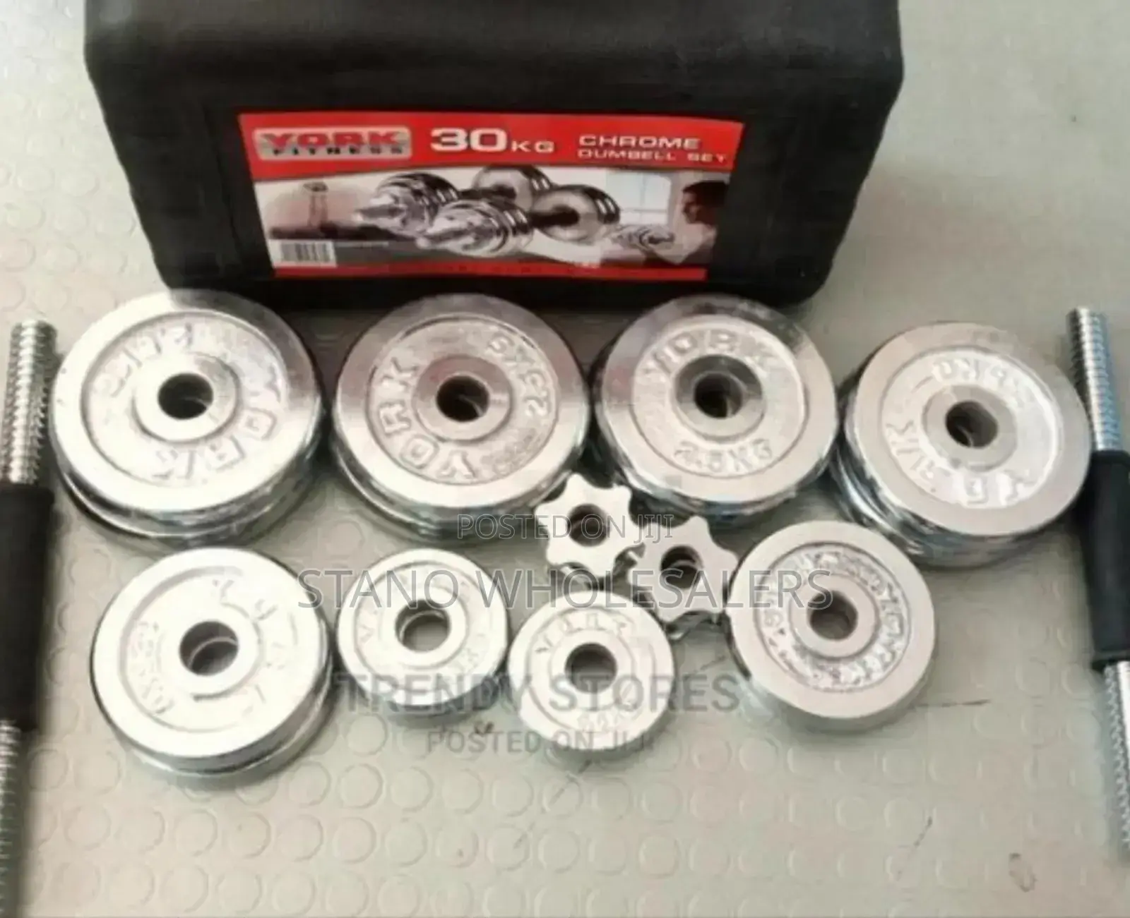 Dumbells 30 KGS Set With Case