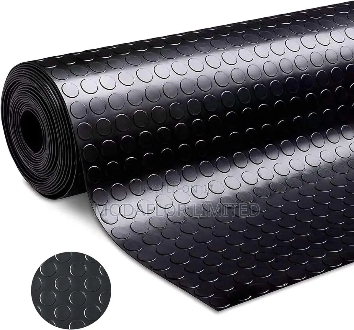 Durable Anti-Slip Coin Flooring Mat – Commercial Use