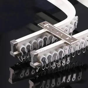 Flexible Aluminum Bendable Design PVC Rail 6m
