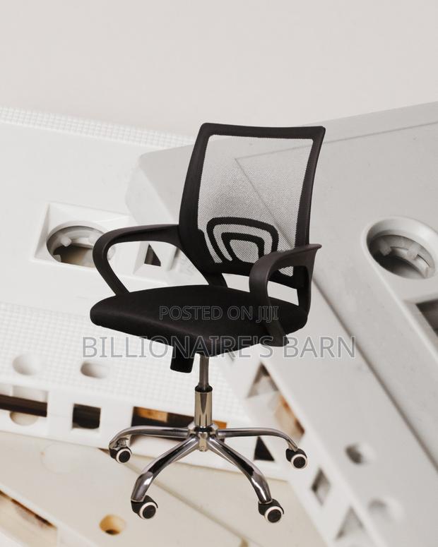 Secretarial Mesh Office Chair | Orthopedic Mesh Backrest - thumbnail 2