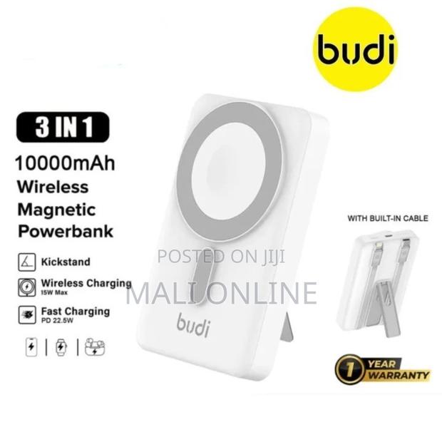Budi 22.5w Magnetic Wireless Power Bank 10000mah Fast Charging Charger