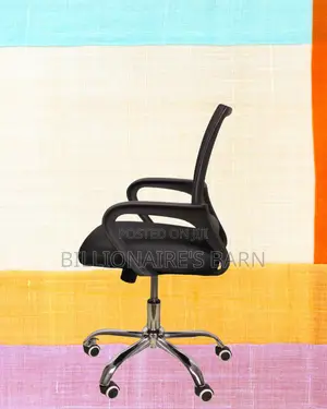 Secretarial Mesh Office Chair (Sleek) — Restocked!
