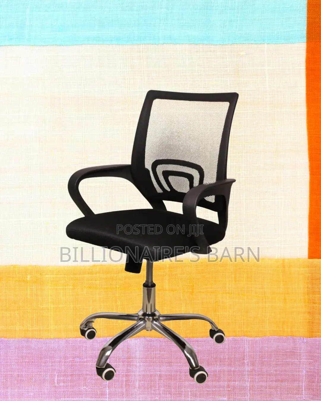 Secretarial Mesh Office Chair (Sleek) — Restocked!