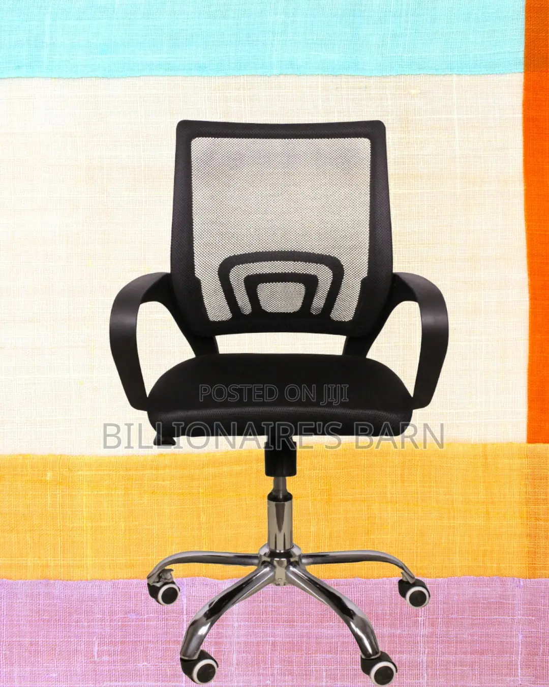 Secretarial Mesh Office Chair (Sleek) — Restocked!