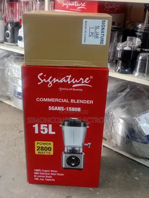 Signature 15l Commercial Blender 2800w With Extra 5l Jug