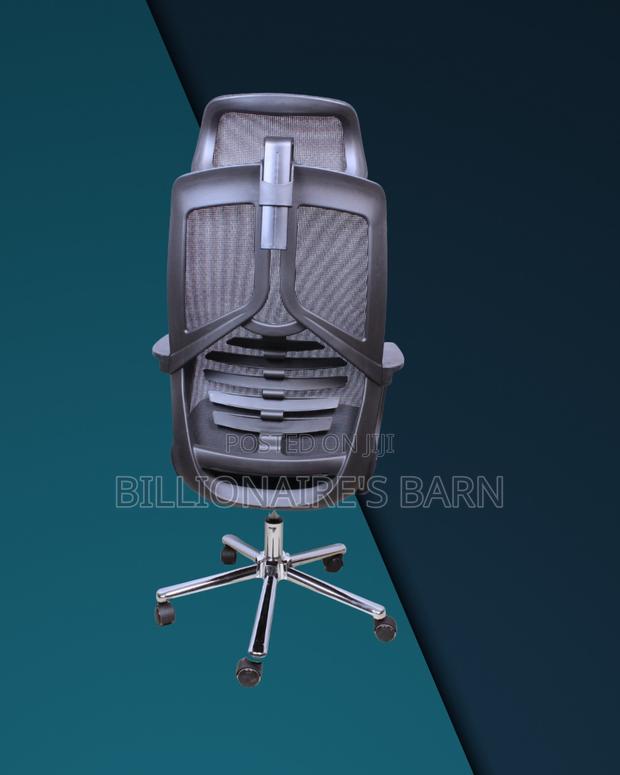High Back Mesh Office Chair (Quiet-roll) — Only A Few Left - thumbnail 4