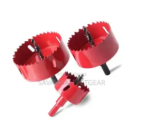 Bi-Metal Hole Cutter With Pilot Drill Bit, Hole Saw for Poultry Feeder