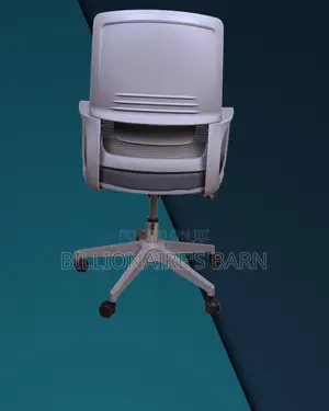 Premium Grey Ergonomic Mesh Office Chair — Fits Compact Office Spaces