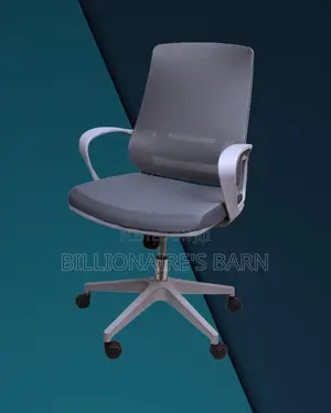 Premium Grey Ergonomic Mesh Office Chair — Fits Compact Office Spaces