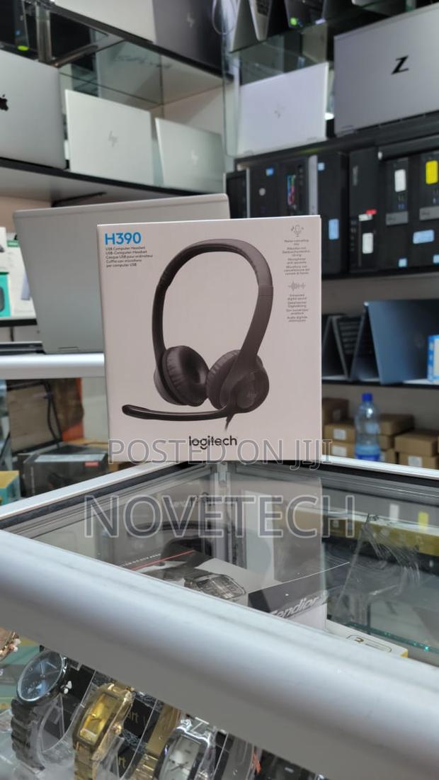 Logitech H390 Wired Headphones Usb Headset With Noise Canceling Mic