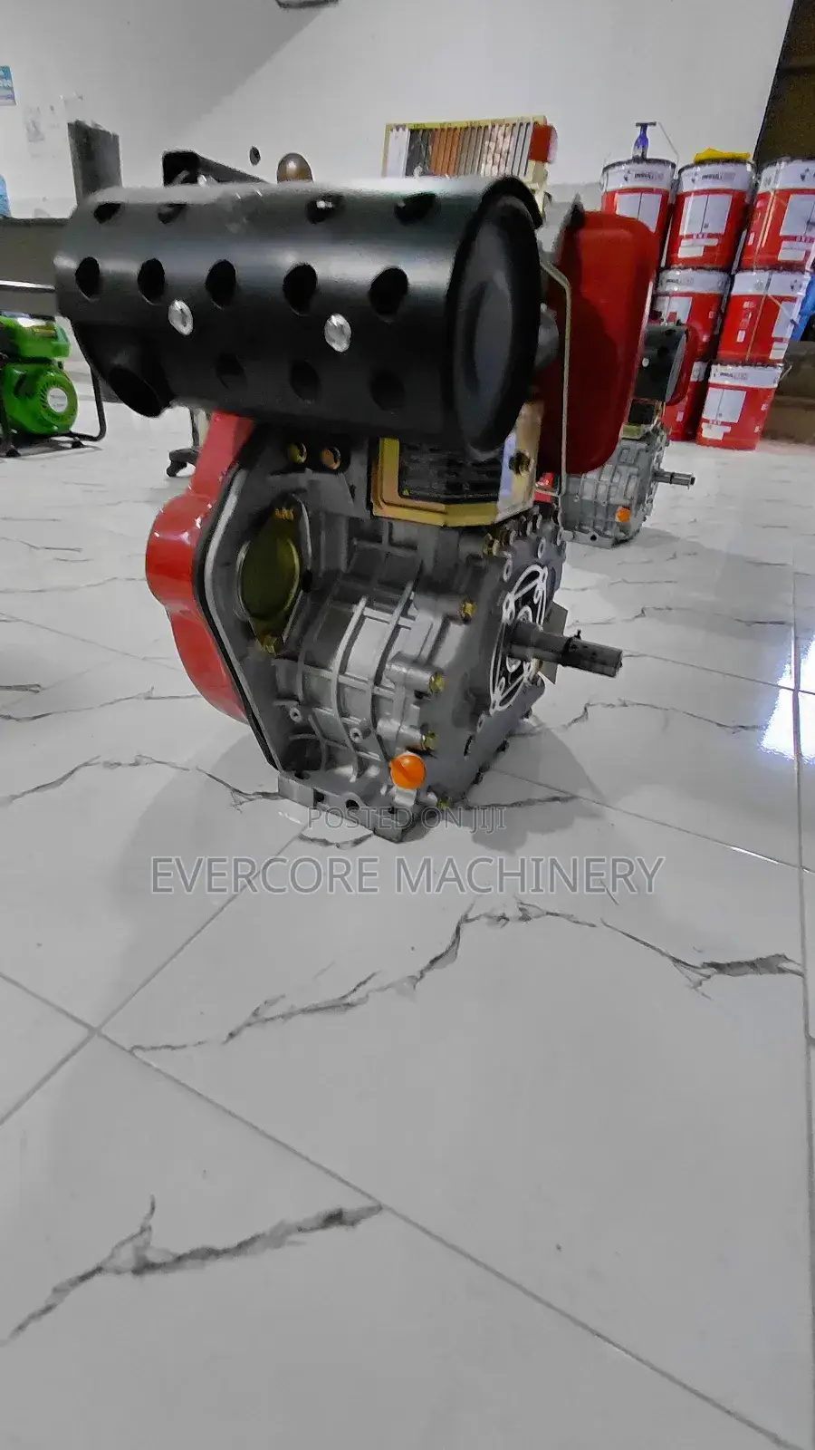 Primo Italy 10hp/186f Diesel Aircooled Engine.