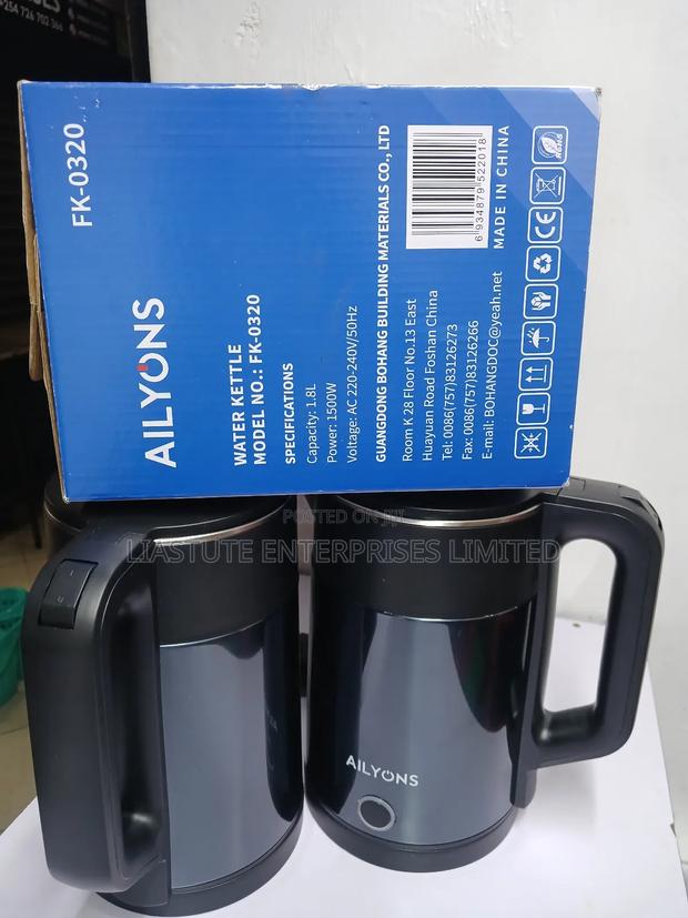 The Ailyons Fk-0320: Safe and Powerful 1500w Kettle