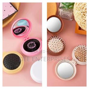 Folding Comb Mirror /Mini Pocket Haircomb - thumbnail 2