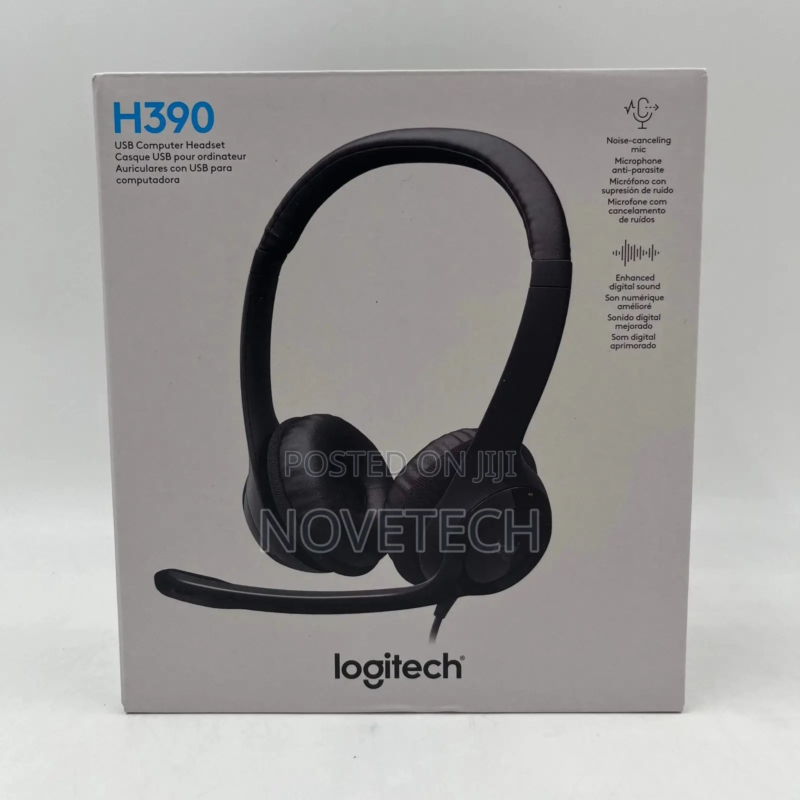 Logitech New H390 Usb Headset With Noise Canceling Microphone
