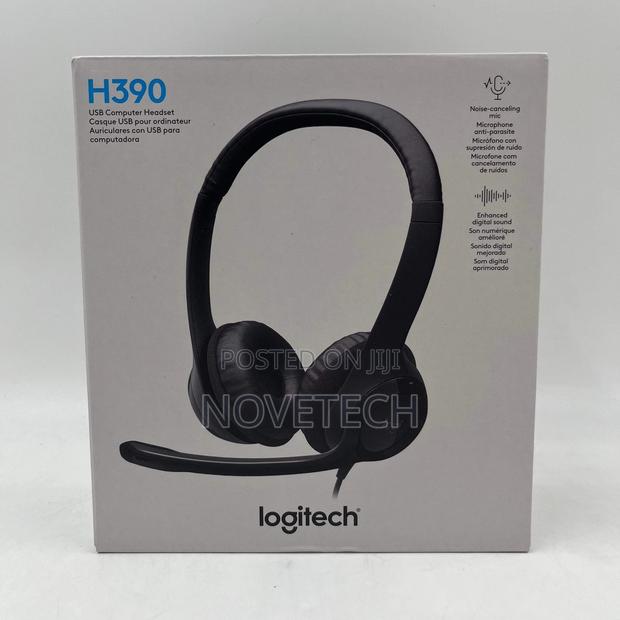 Logitech New H390 Usb Headset With Noise Canceling Microphone