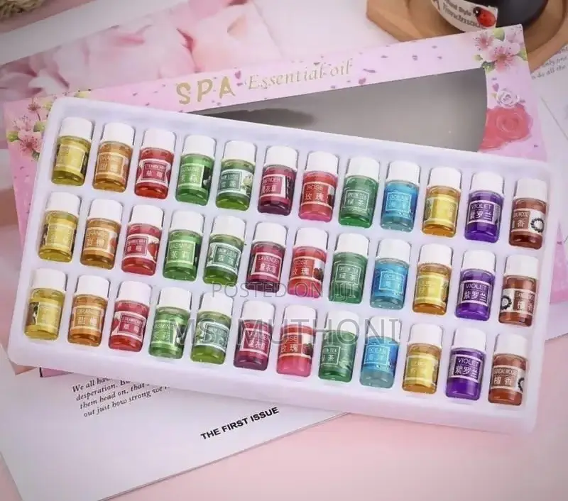36pcs 3ml Aroma Essential Oil Set Organic Water Soluble Aromatherapy