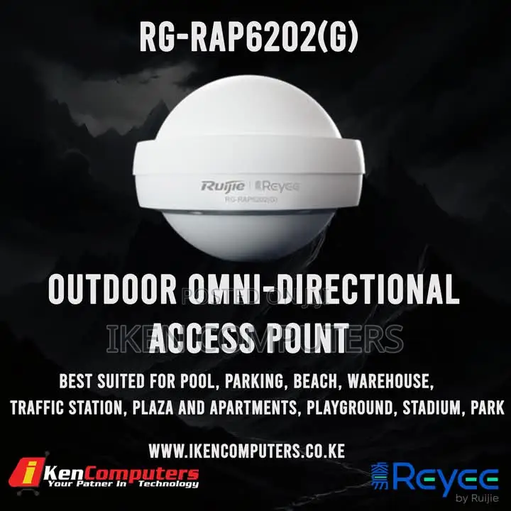 Ruijie Reyee Rg-Rap6202(G) Wi-Fi 5 Ac1300 Outdoor Omni-Directional